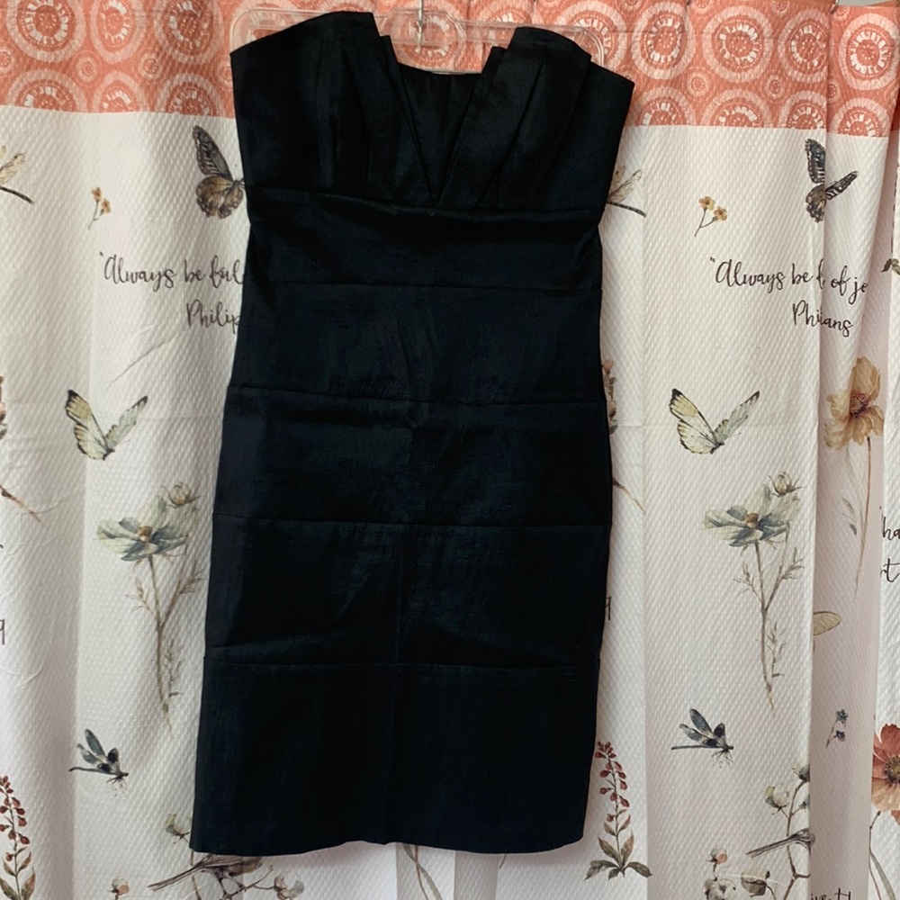 Black Strapless Dress